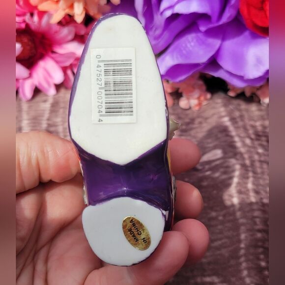 Trinket Box Porcelain Shoe - Picture 3 of 10